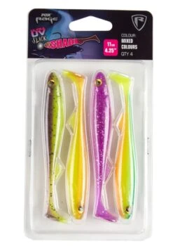 FOX RAGE Slick Shad UV Ultra Mixed Colours 13cm