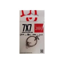 Lucky John 7 X 7 Stainless Steel Wire Leader (15cm/0.28mm/9kg